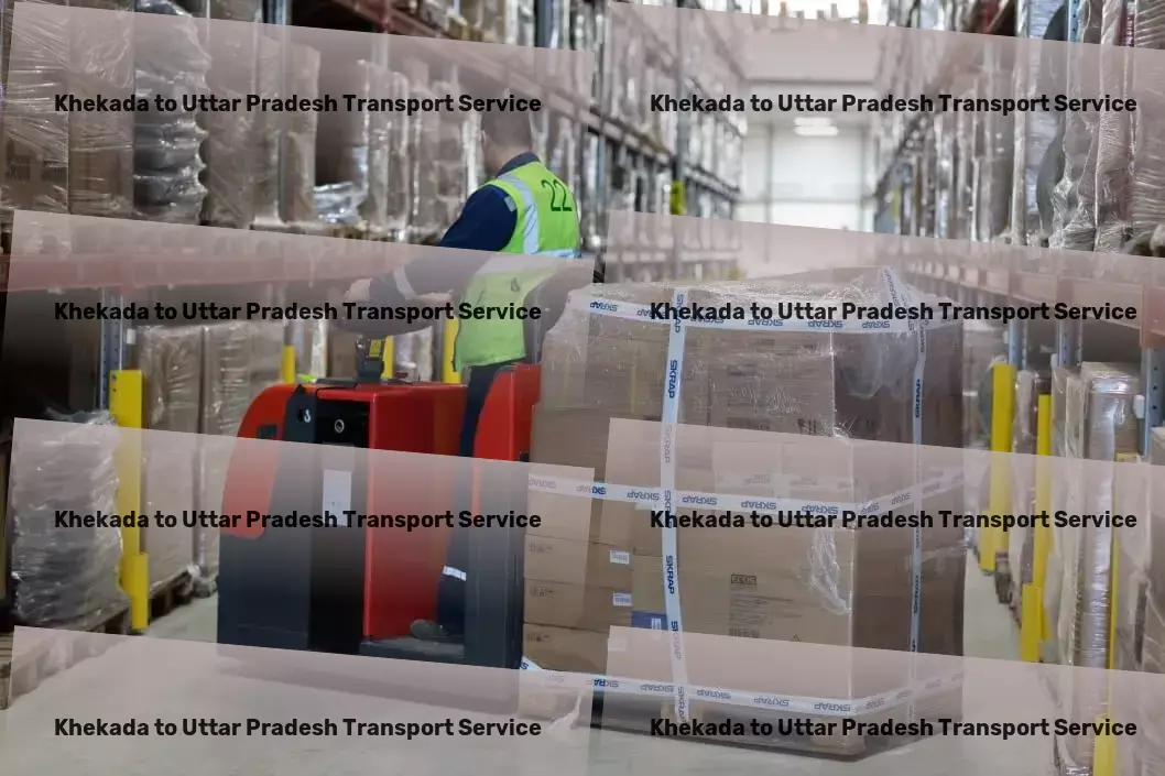 Khekada to Uttar Pradesh Transport Dedicated goods delivery