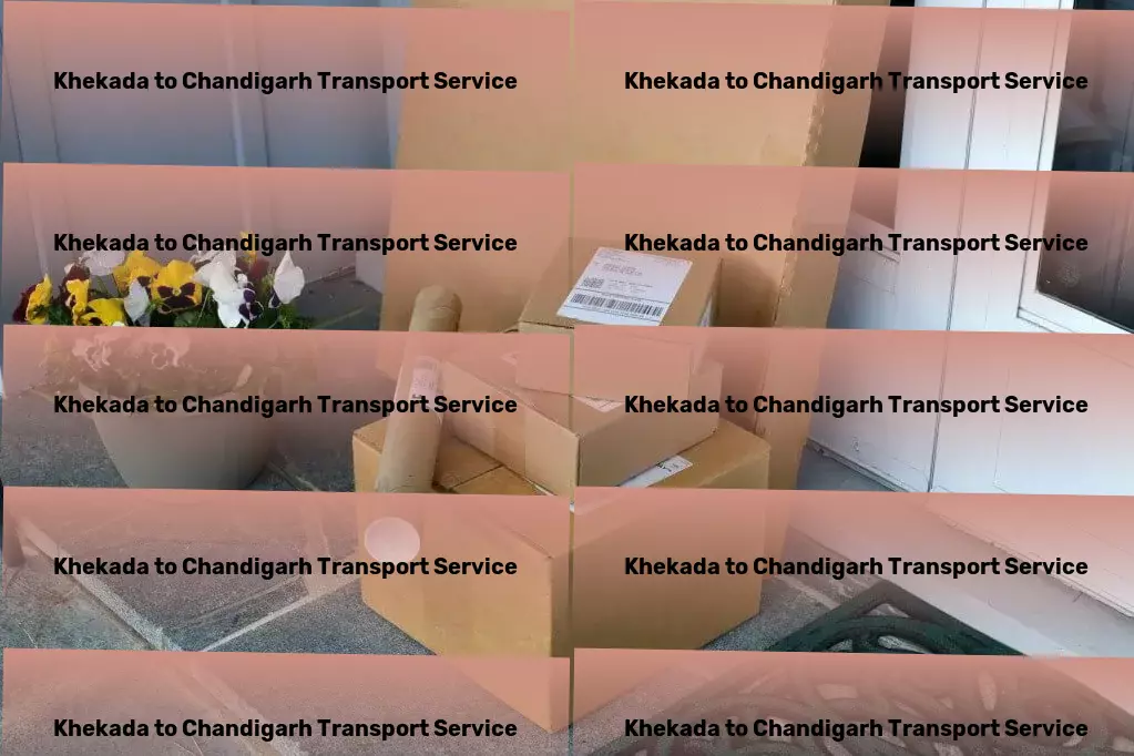 Khekada to Chandigarh Transport Heavy load logistics services