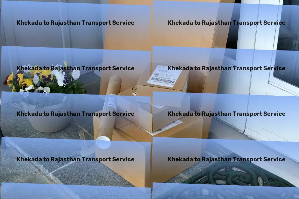 Khekada to Rajasthan Transport Dedicated cargo delivery