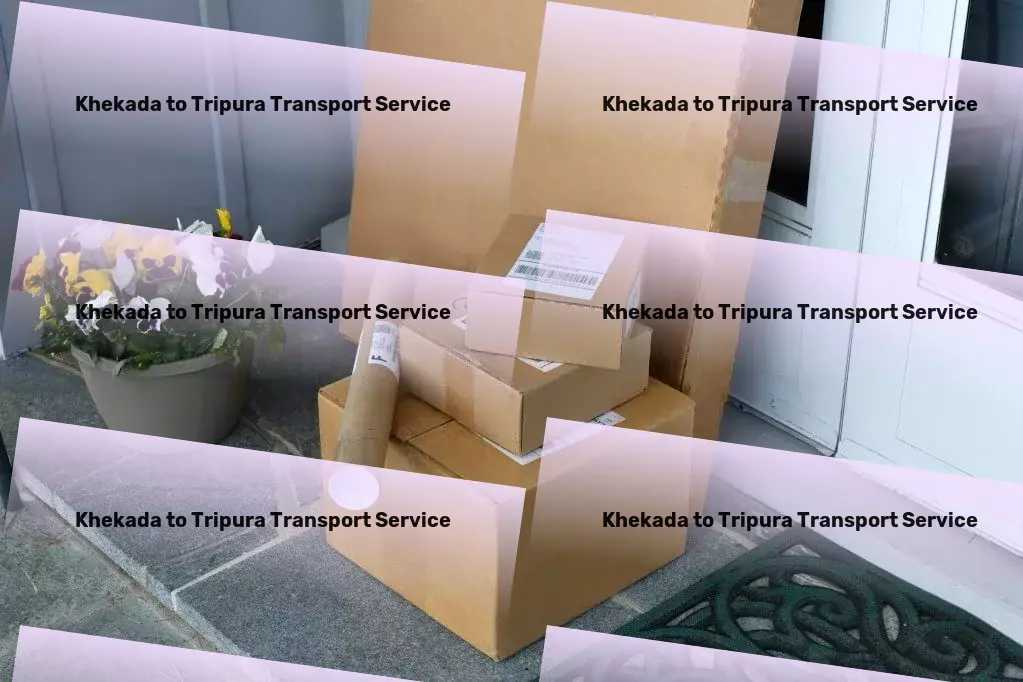 Khekada to Tripura Transport Inter-city freight services