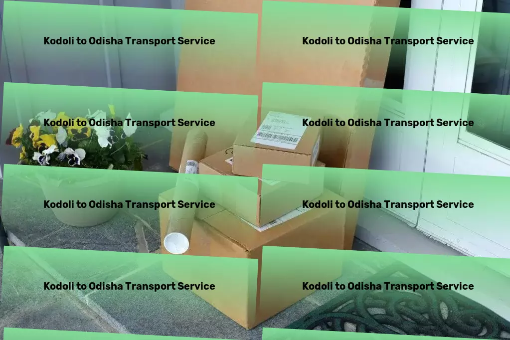 Kodoli to Odisha Transport Full-scale cargo delivery