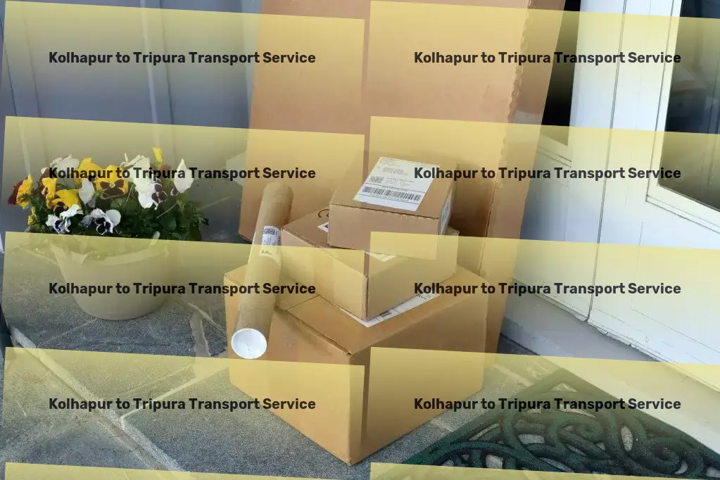 Kolhapur to Tripura Transport The ultimate platform for modern nomads worldwide! - Large cargo shipping