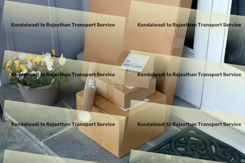 Kondalwadi to Rajasthan Transport Express freight forwarding