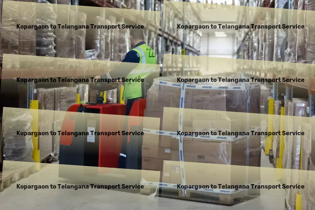 Kopargaon to Telangana Transport Express parcel delivery