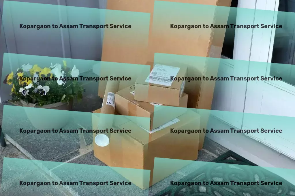 Kopargaon to Assam Transport Large item courier services