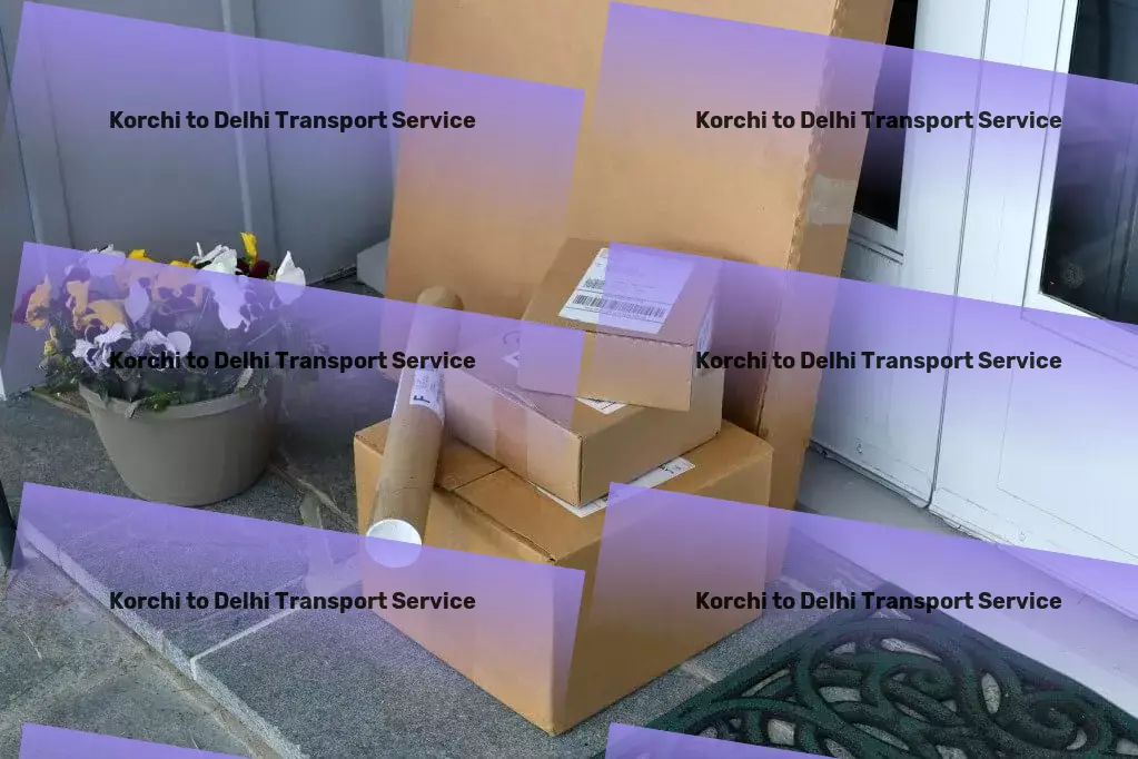 Korchi to Delhi Transport Express courier services