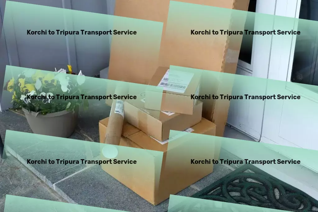 Korchi to Tripura Transport Customized cargo logistics