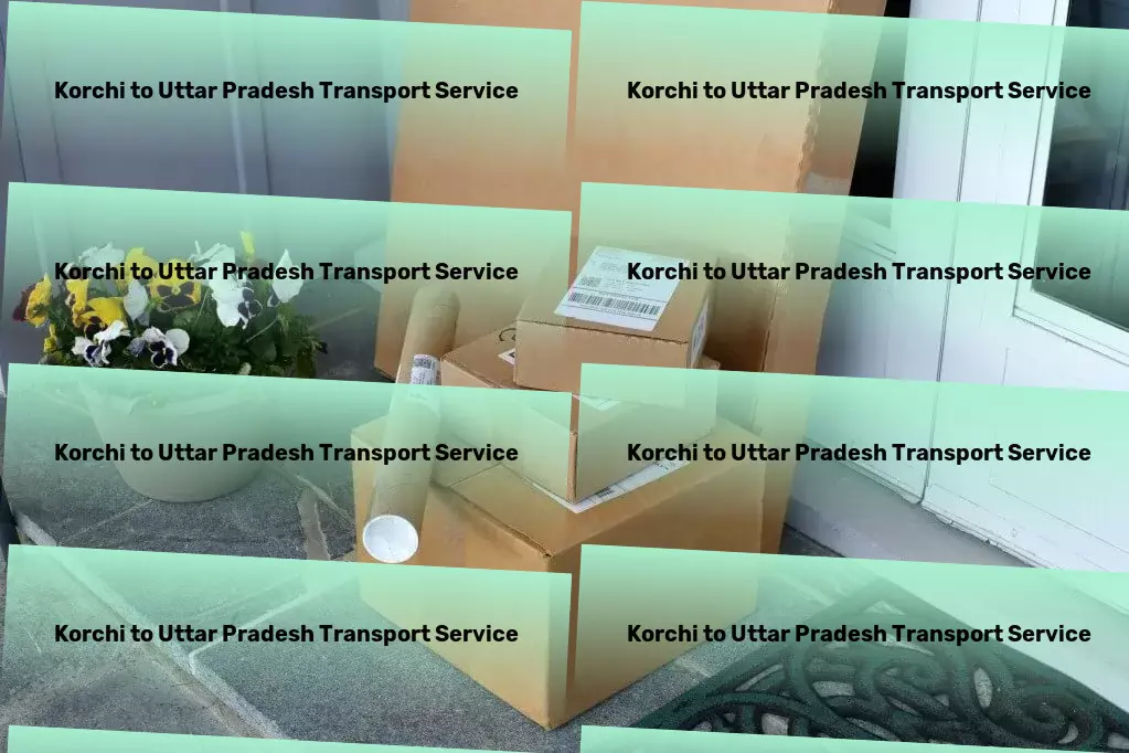 Korchi to Uttar Pradesh Transport Large-scale transport services