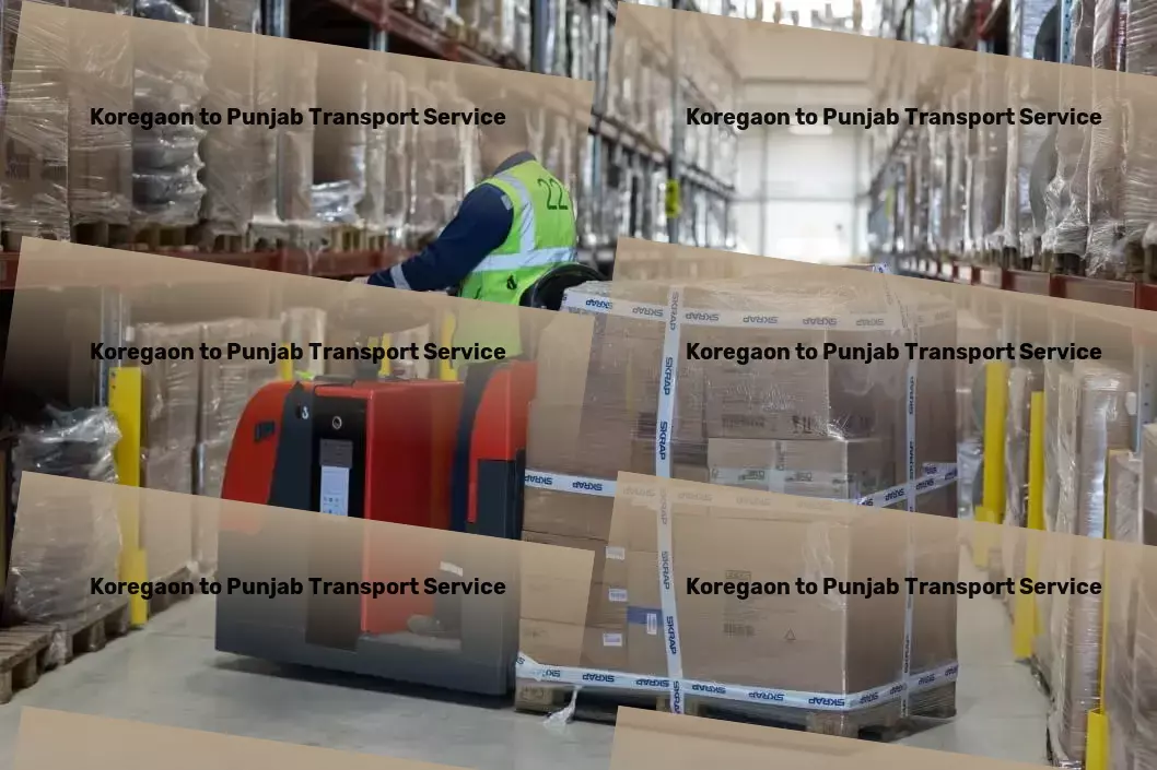 Koregaon to Punjab Transport India's path to sophisticated and streamlined transportation. - Furniture transport solutions