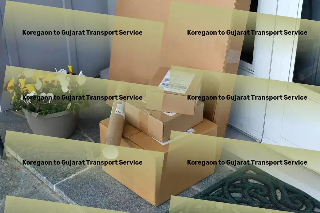 Koregaon to Gujarat Transport Vehicle transport services