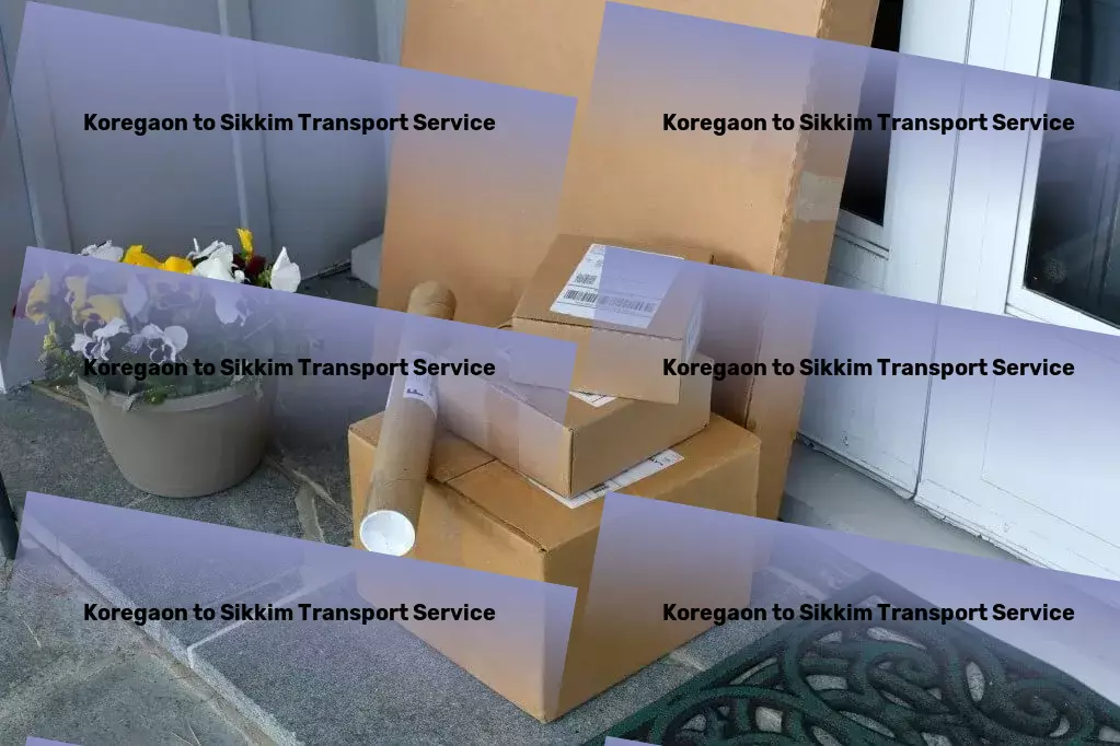 Koregaon to Sikkim Transport Express Delivery Services