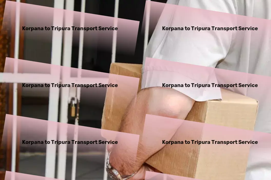 Korpana to Tripura Transport Unlocking potential in the Indian supply chain! - Professional package services