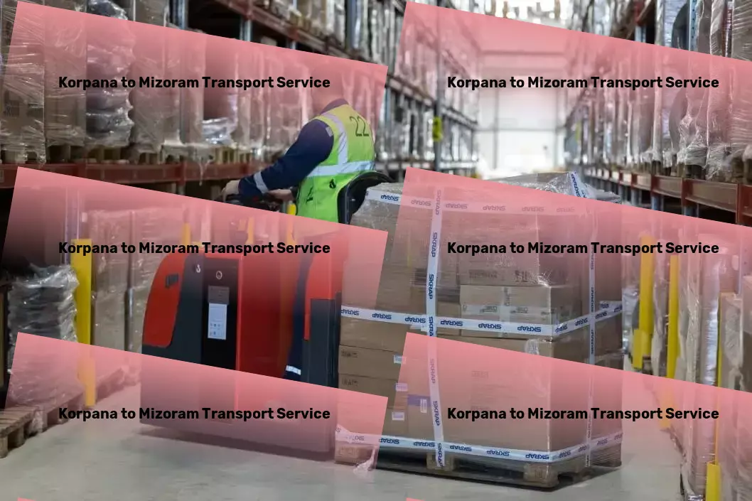 Korpana to Mizoram Transport A new era of logistics efficiency in India begins with us! - Nationwide cargo movers