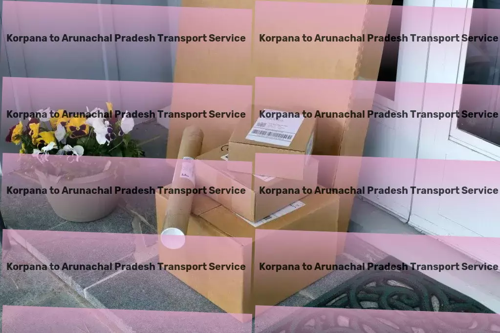 Korpana to Arunachal Pradesh Transport Direct package transport