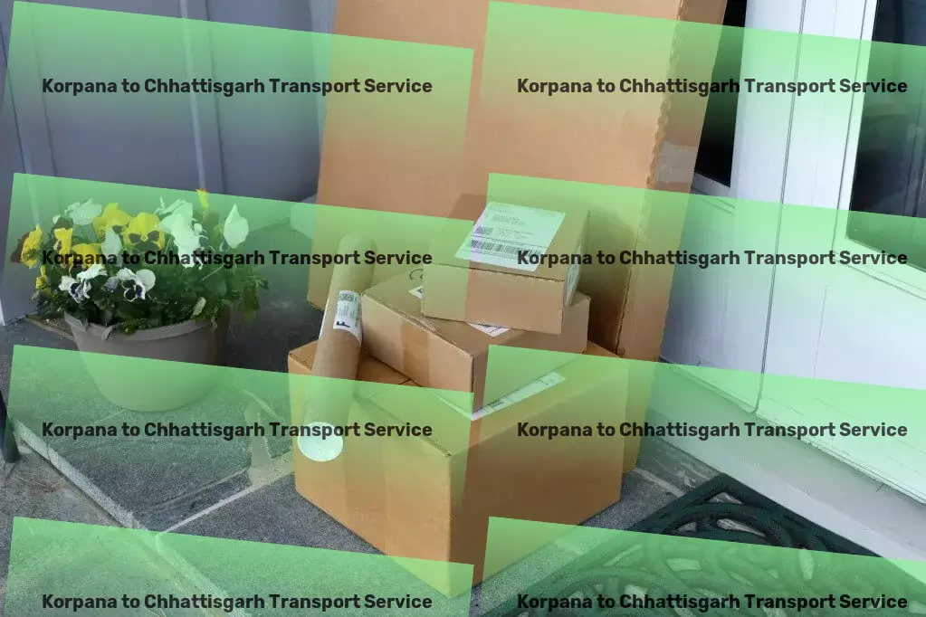 Korpana to Chhattisgarh Transport Optimize your transportation needs with our expertise in India! - Customized goods transport