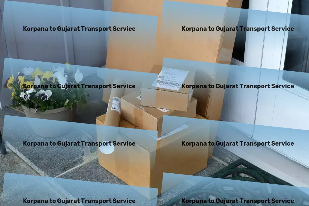 Korpana to Gujarat Transport Express moving solutions