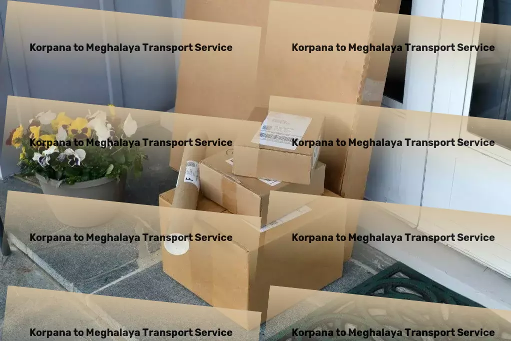 Korpana to Meghalaya Transport Efficient goods relocation