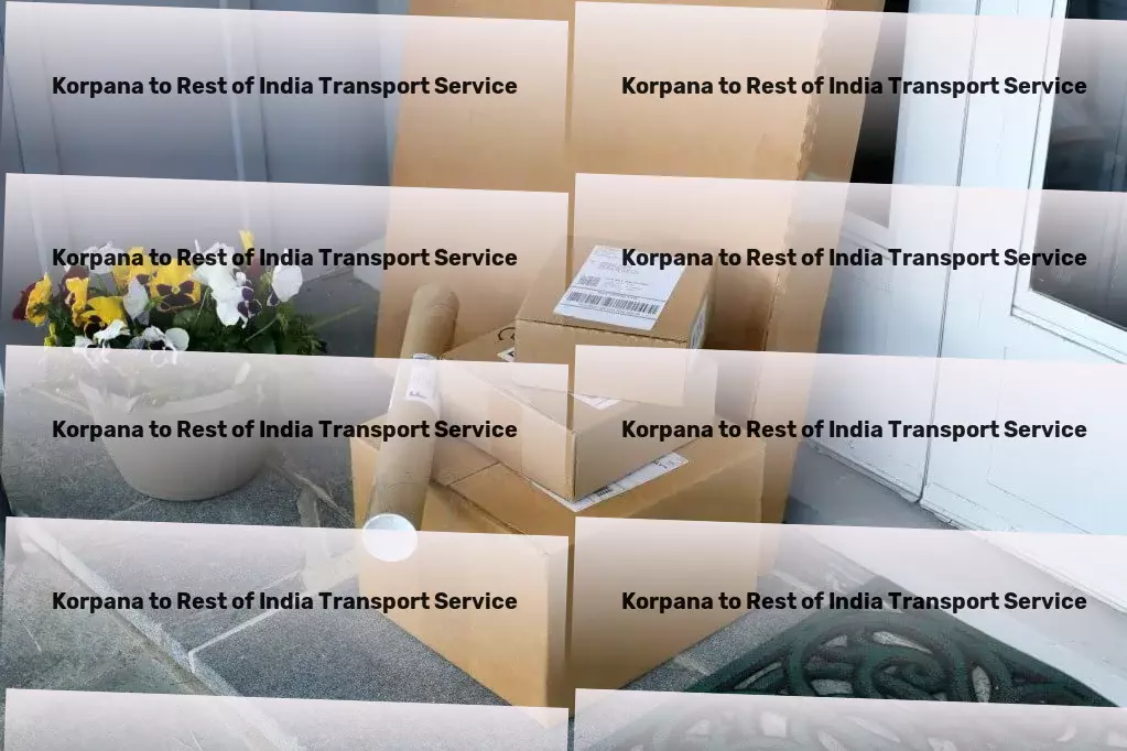 Korpana to Rest Of India Transport High-capacity goods services