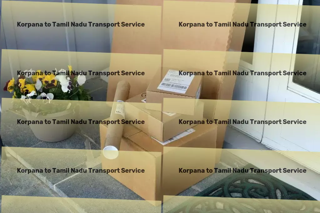 Korpana to Tamil Nadu Transport Quick goods delivery