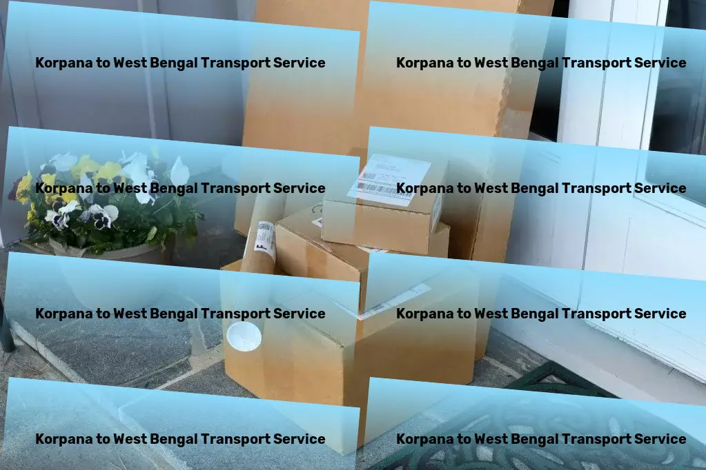 Korpana to West Bengal Transport Crafting unique experiences in every corner of the world! - High-speed package services