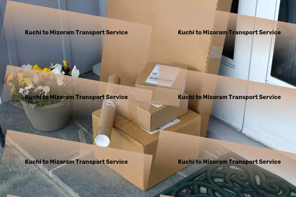 Kuchi to Mizoram Transport Specialized household moving