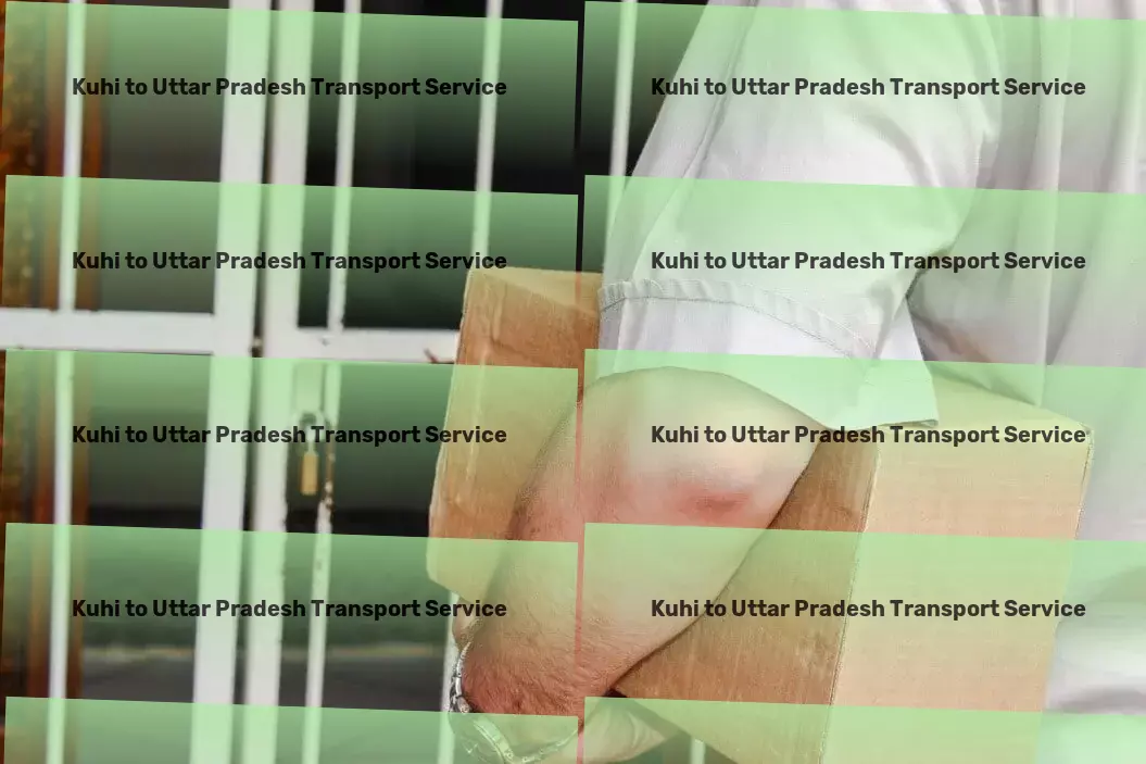 Kuhi to Uttar Pradesh Transport Full-scale courier services