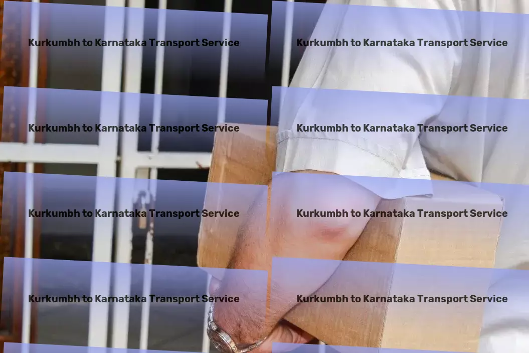 Kurkumbh to Karnataka Transport Next-level transportation solutions awaiting you in India! - Regional package forwarding