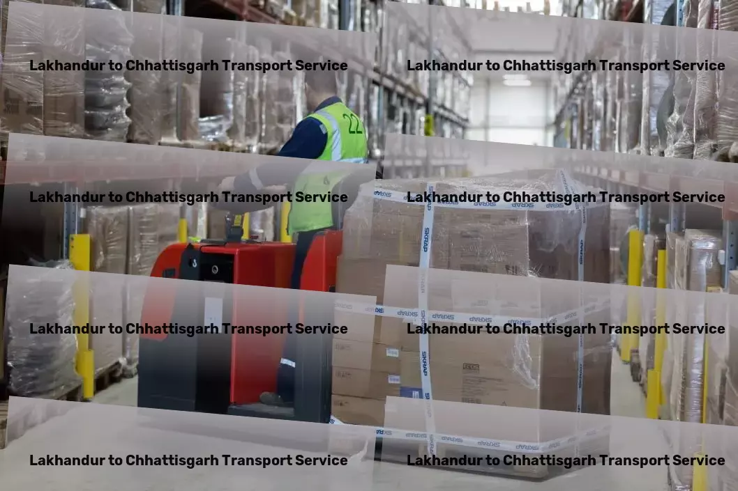 Lakhandur to Chhattisgarh Transport Cargo handling