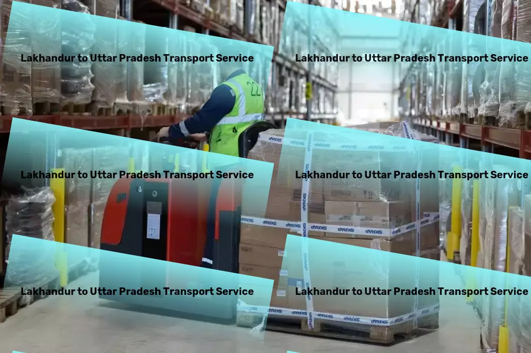 Lakhandur to Uttar Pradesh Transport Integrated goods shipment services