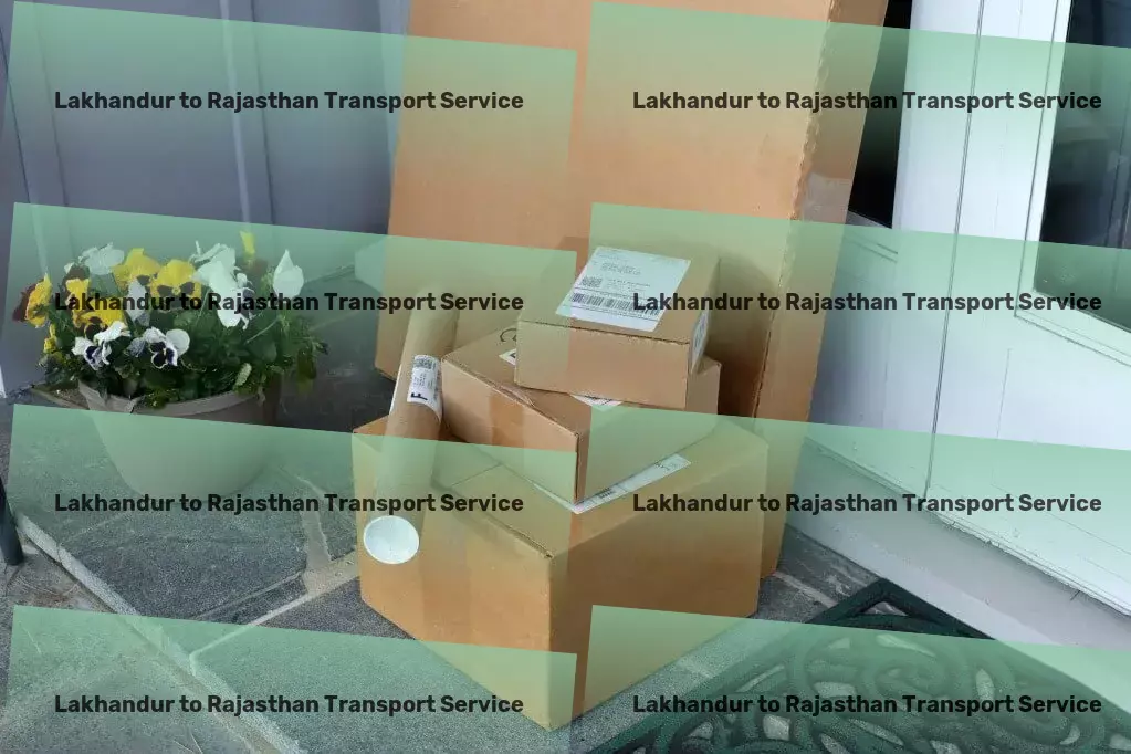 Lakhandur to Rajasthan Transport Full-service freight forwarding